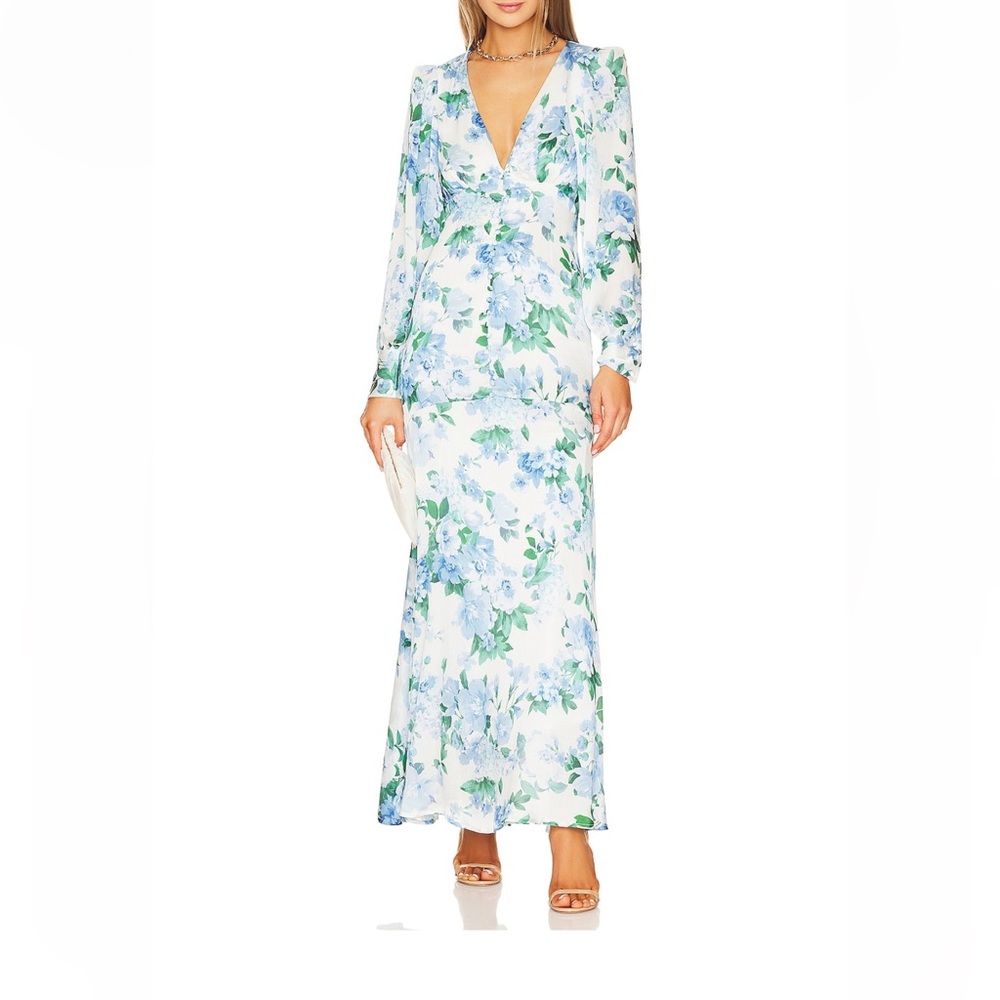 LINE & DOT MAXI DRESS